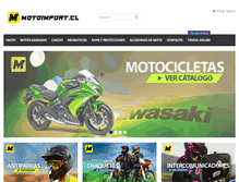 Tablet Screenshot of motoimport.cl